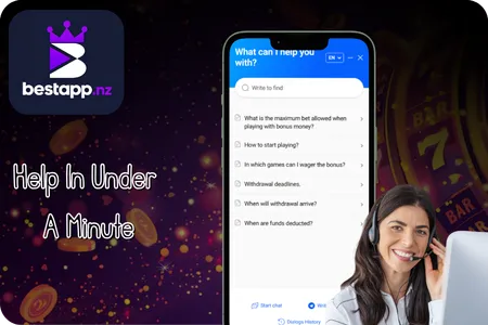 Live chat and email support inside the Ice Casino