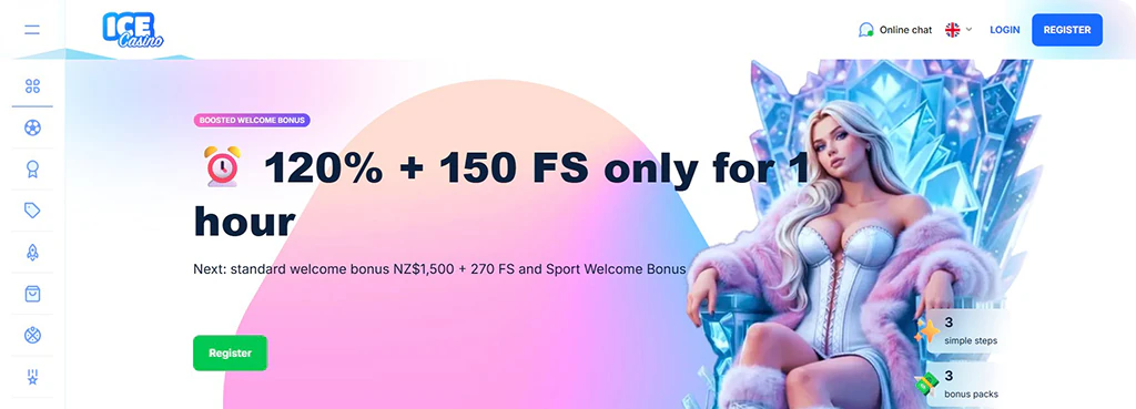 Ice Casino official site